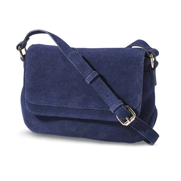NorthStyle Bags Northstyle Navy Blue Crossbody Bag Suede Poshmark